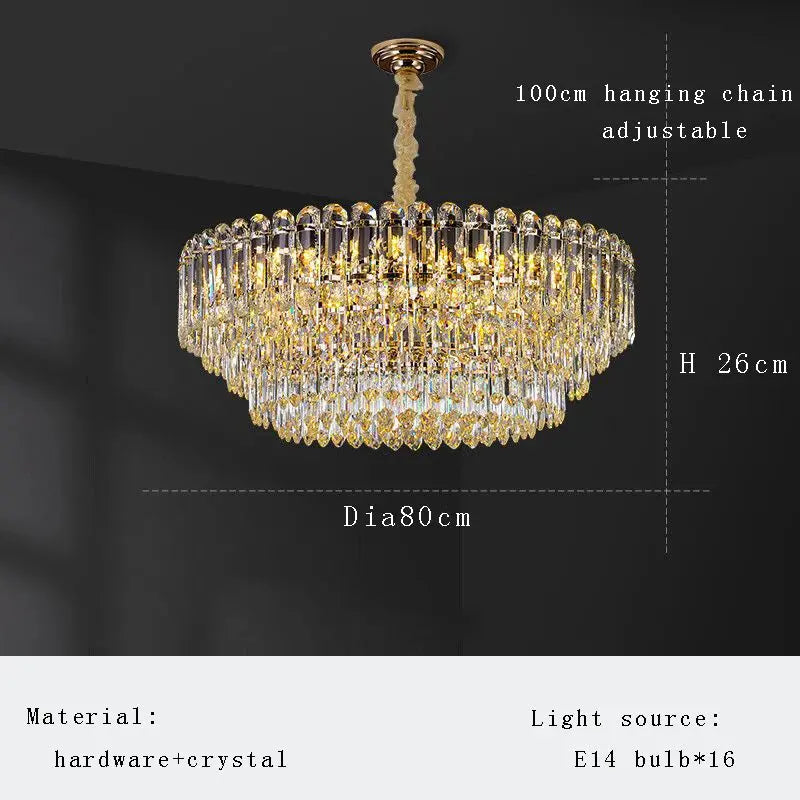 2025 Nordic Modern Crystal Elegant Chandelier ChandeliersLife®