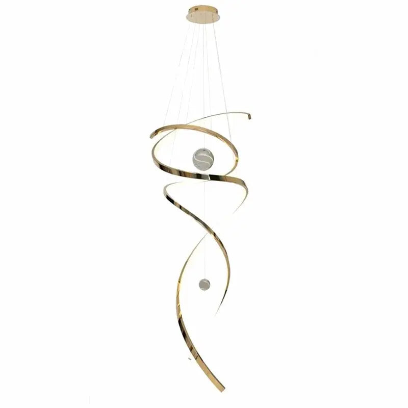 Stainless Steel Stair Chandelier ChandeliersLife®
