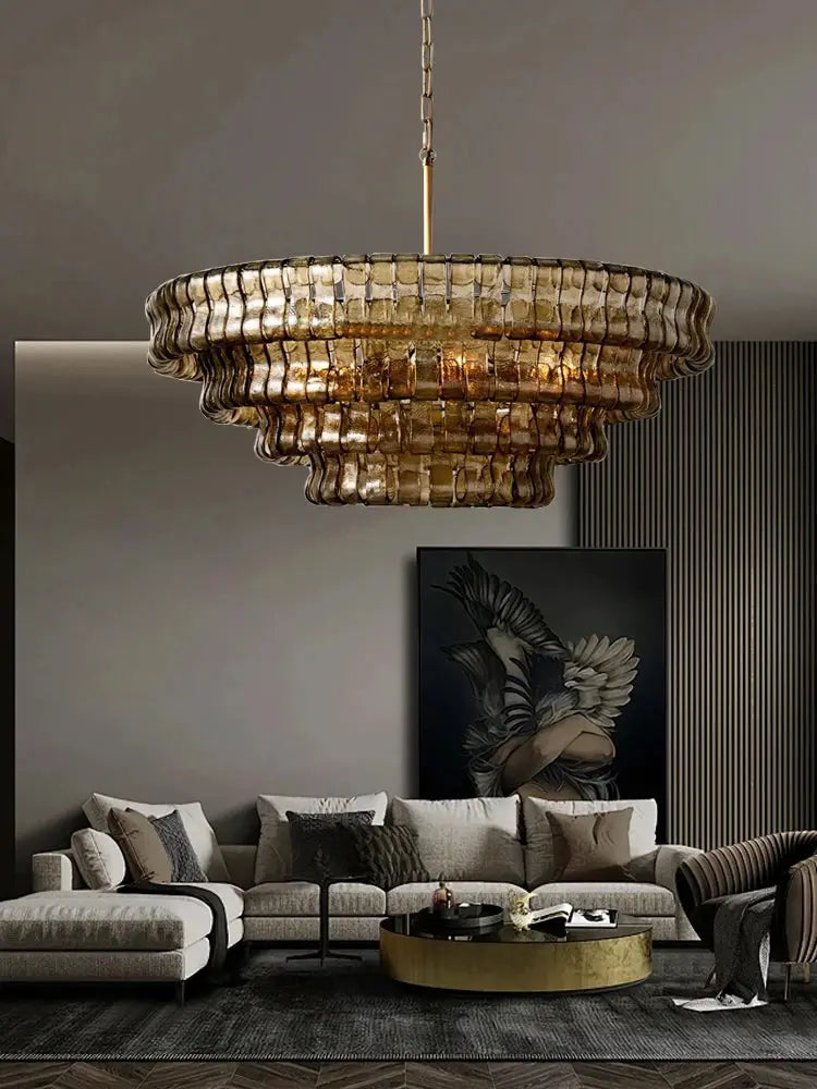 2026 Luxury Glass Dining Room Chandelier