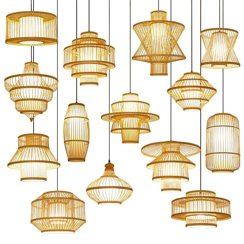 Creative Bamboo Pendant Lamp ChandeliersLife®