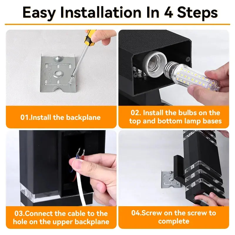 Wall Outdoor Light IP65 Waterproof