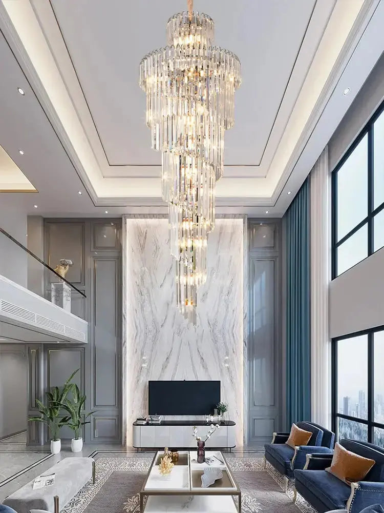Modern Loft Chandelier - Golden ChandeliersLife®