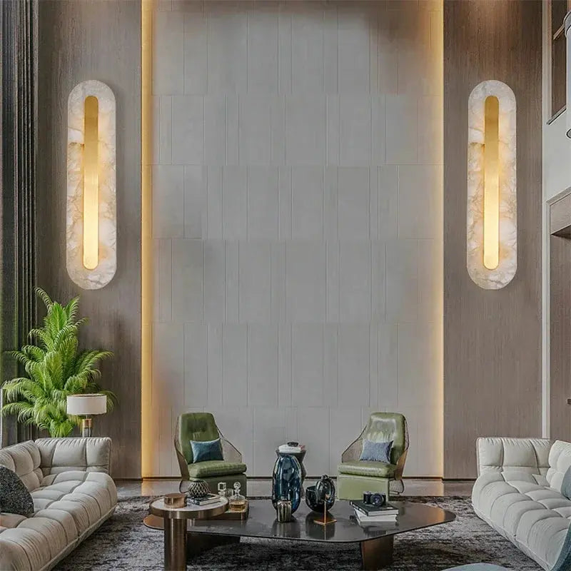 Gold Marble Wall Bedroom Lamp