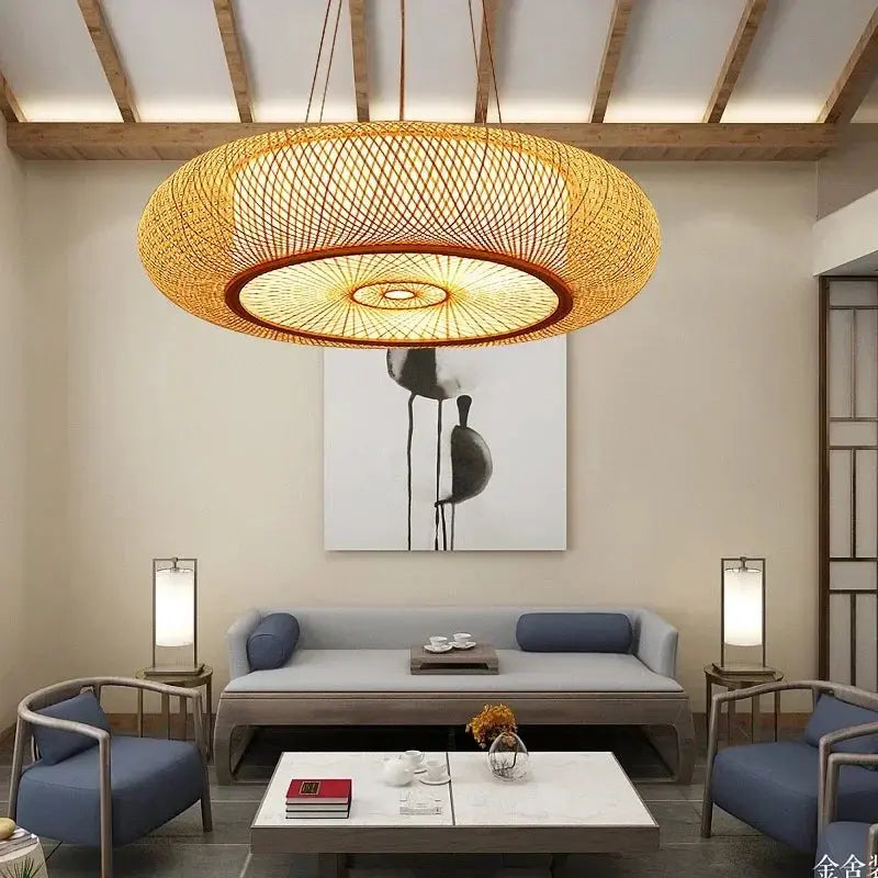 Japanese Bamboo Pendant Lights ChandeliersLife®