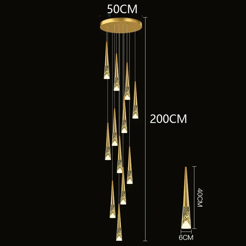 Modern Dome Decoration Stair Pendant Lamp ChandeliersLife®