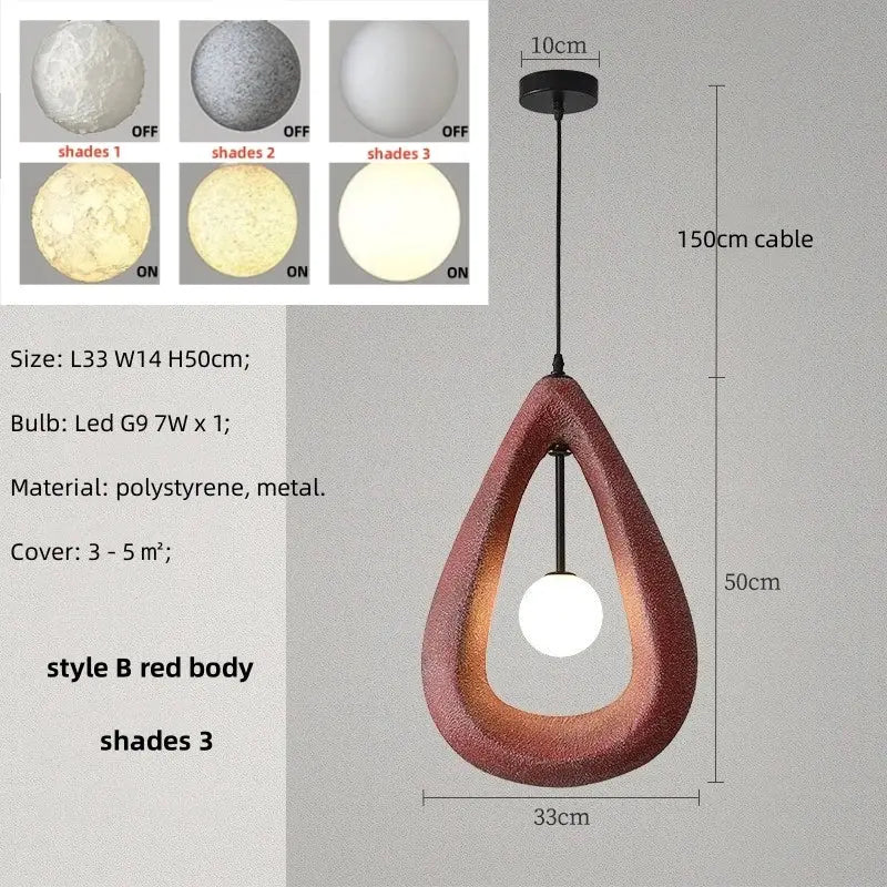 Long Wabi Sabi Dining Room Unique LED Lights ChandeliersLife®