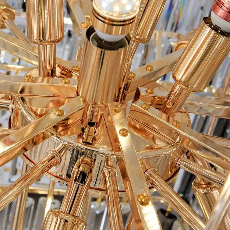 Modern Luxury Spiral Staircase Crystal Chandelier ChandeliersLife®