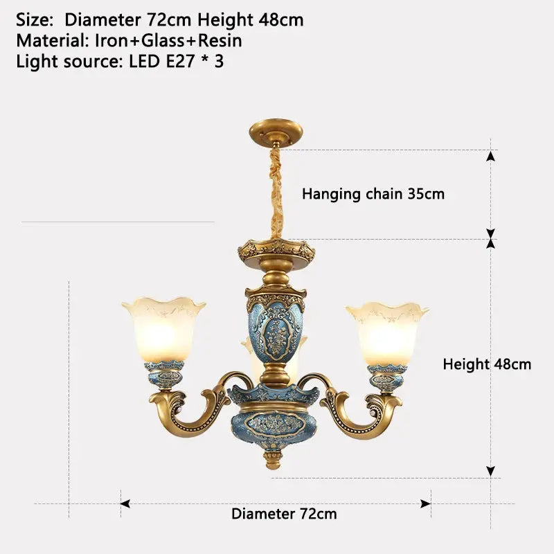 European Chandelier Mid Century Modern Lighting