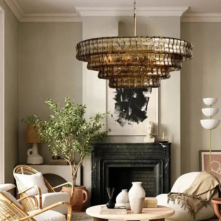 2026 Luxury Glass Dining Room Chandelier