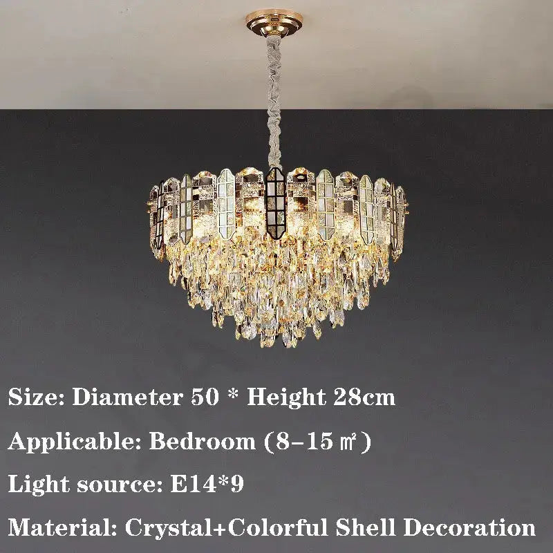 Nordic Bedroom Crystal Chandelier ChandeliersLife®