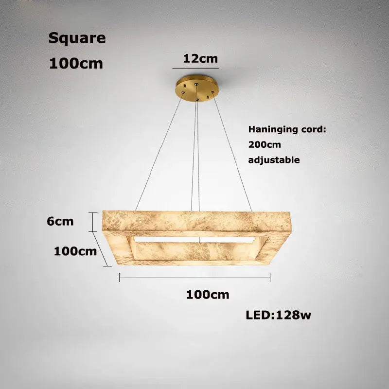Luxury Marble Lighting Square Chandeliers ChandeliersLife®