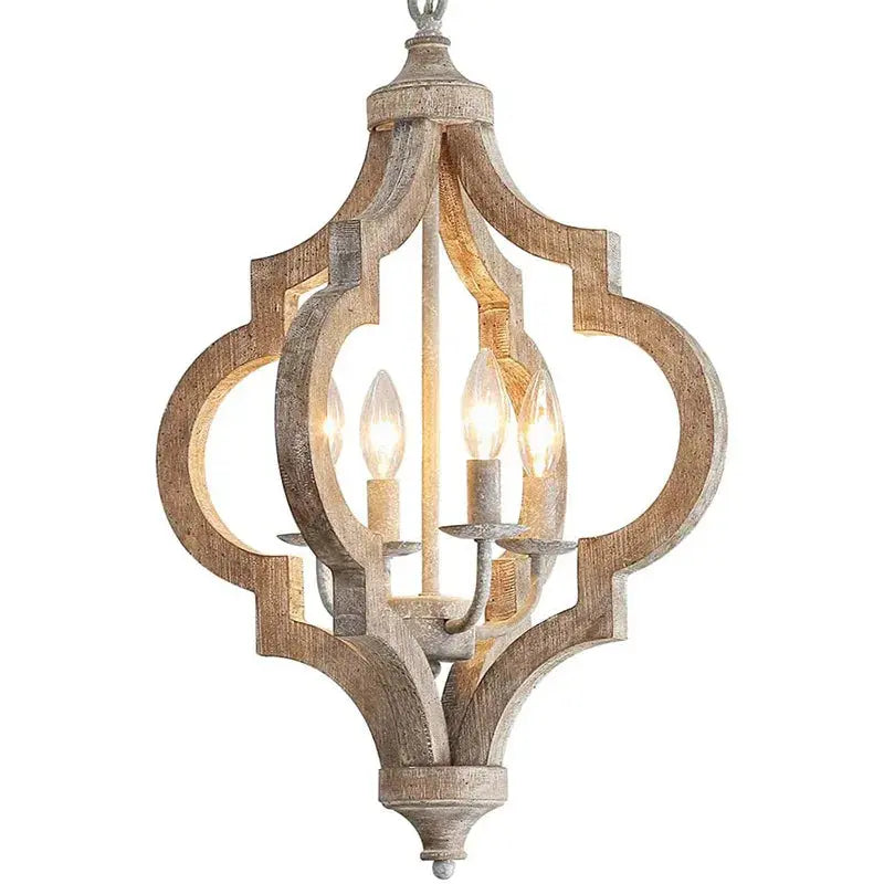 Wood Rural French Pendant Lamps ChandeliersLife®