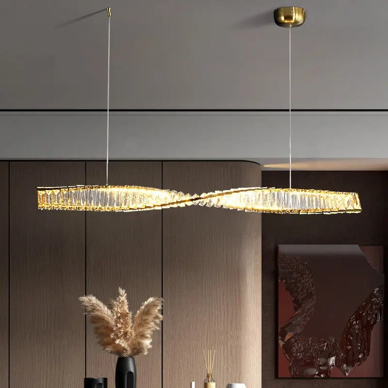 One Spiral Luxury Chandelier ChandeliersLife®
