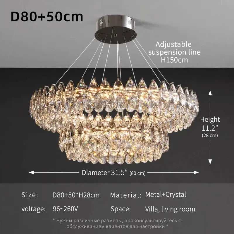 Luxury Crystal Bedroom Chandelier
