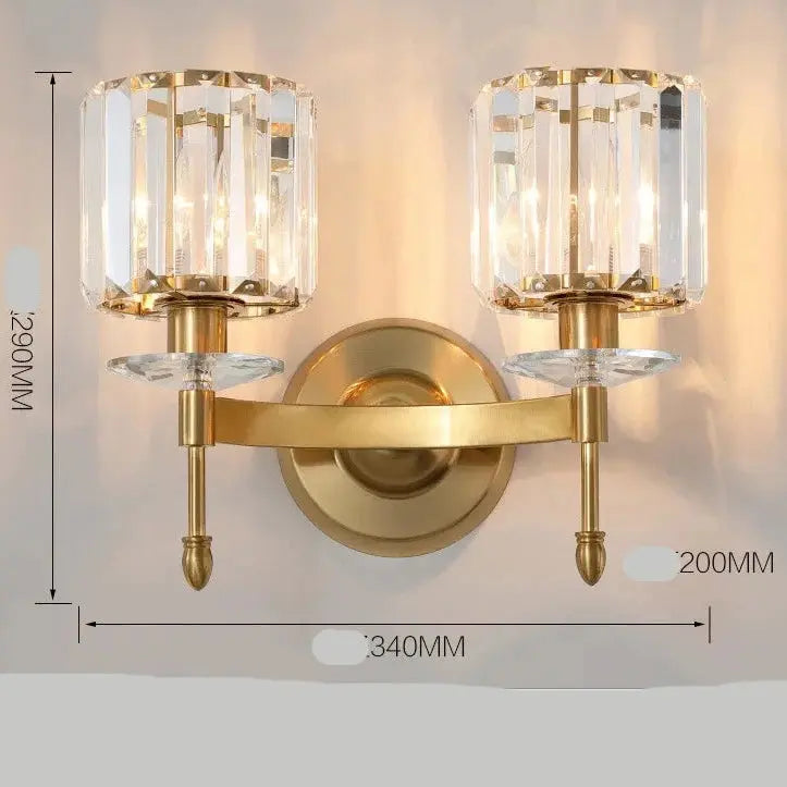 Nordic Crystal Iron Wall Lamp ChandeliersLife®