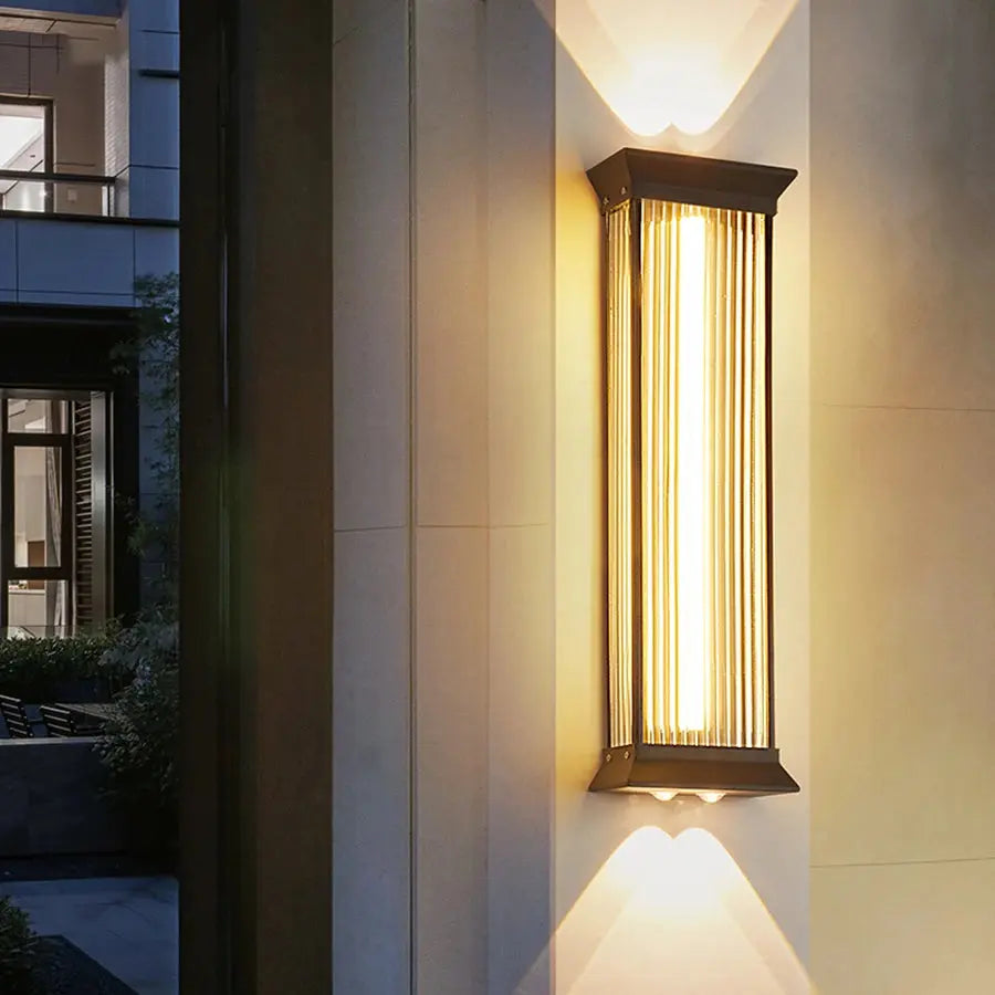 Outdoor Waterproof Courtyard Wall Lamp Garden Lamp Exterior Wall Pillar Villa Terrace Light Stainless Steel LED Porch Lighting ChandeliersLife®