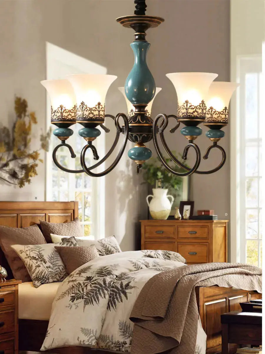 Retro Ceramic Chandelier ChandeliersLife®