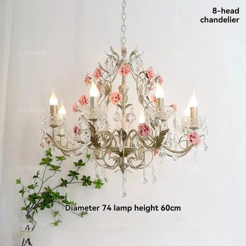 Crystal Flower French Chandelier ChandeliersLife®