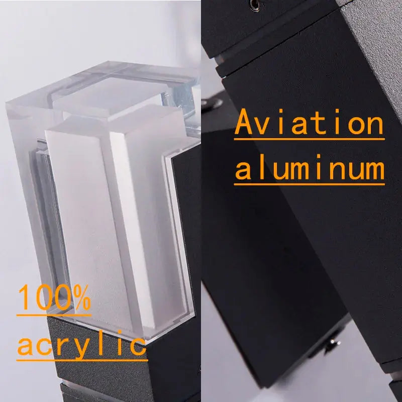 Indoor and outdoor terraces, gardens, exterior walls, courtyards, balconies, modern minimalist waterproof LED wall lights ChandeliersLife®