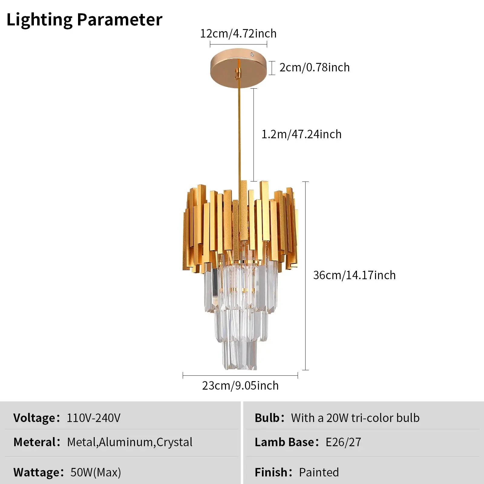 Nordic Crystal Pendant ChandeliersLife®