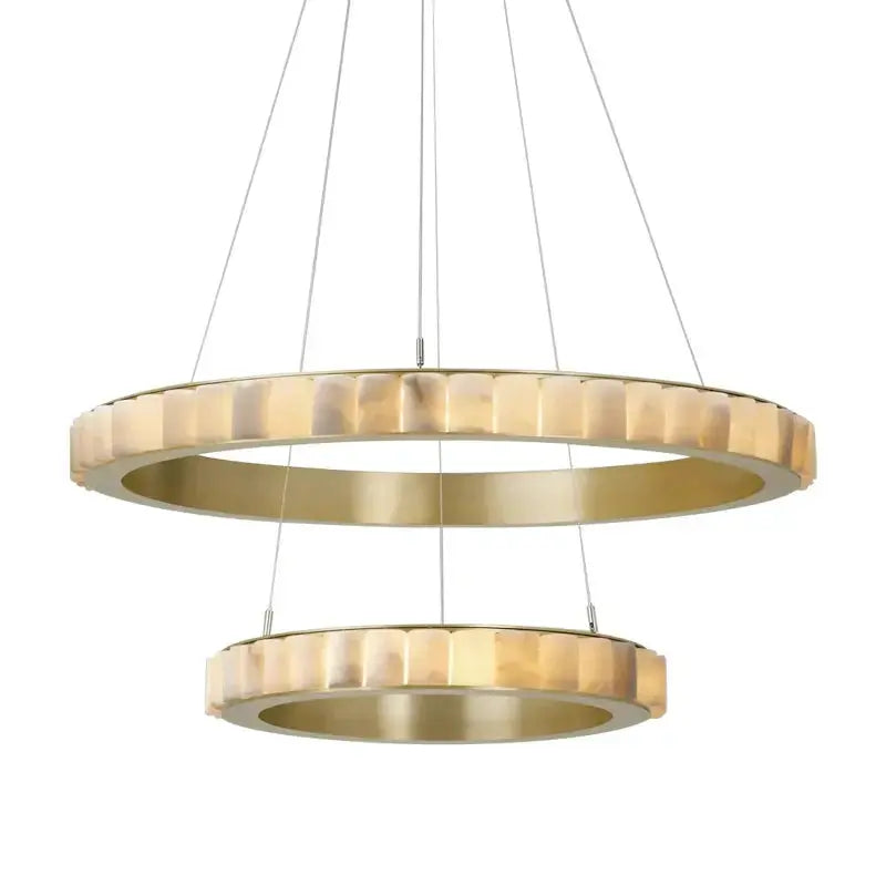 Golden Black Marble Luxury Hanging Lamp — alternate product view 1