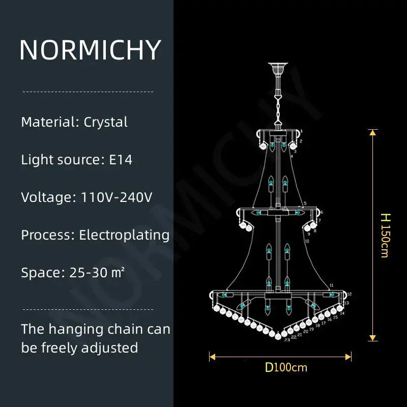 Elegant Crystal Chandelier ChandeliersLife®