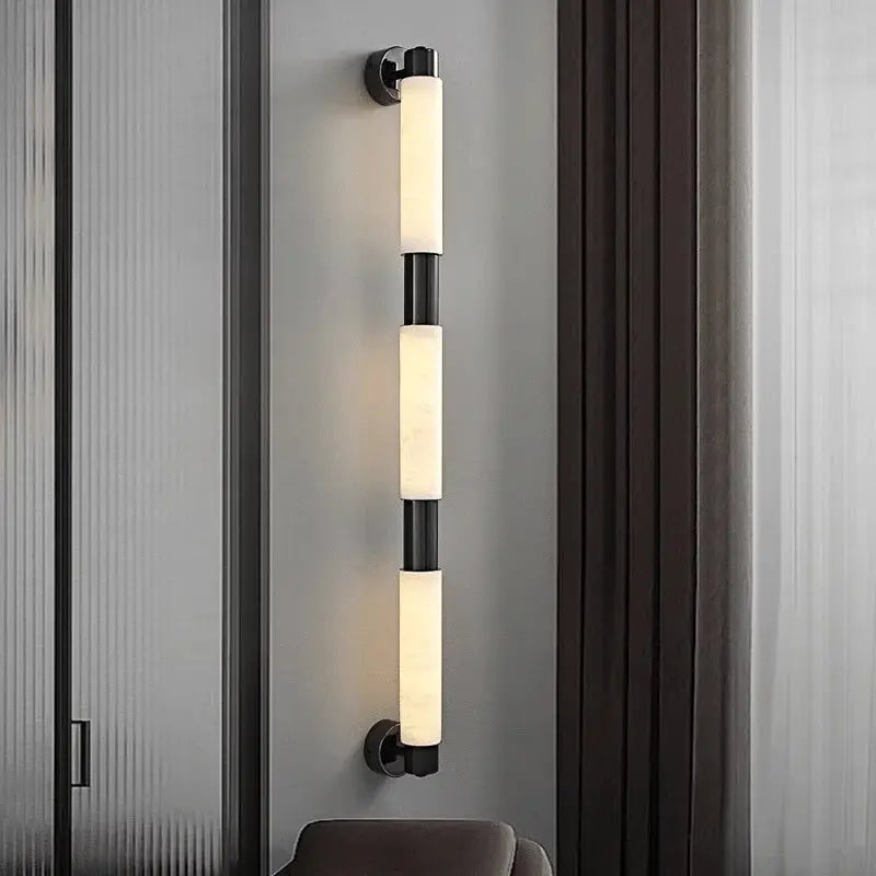 Modern Alabaster Bathroom Wall Lamp - ChandeliersLife®