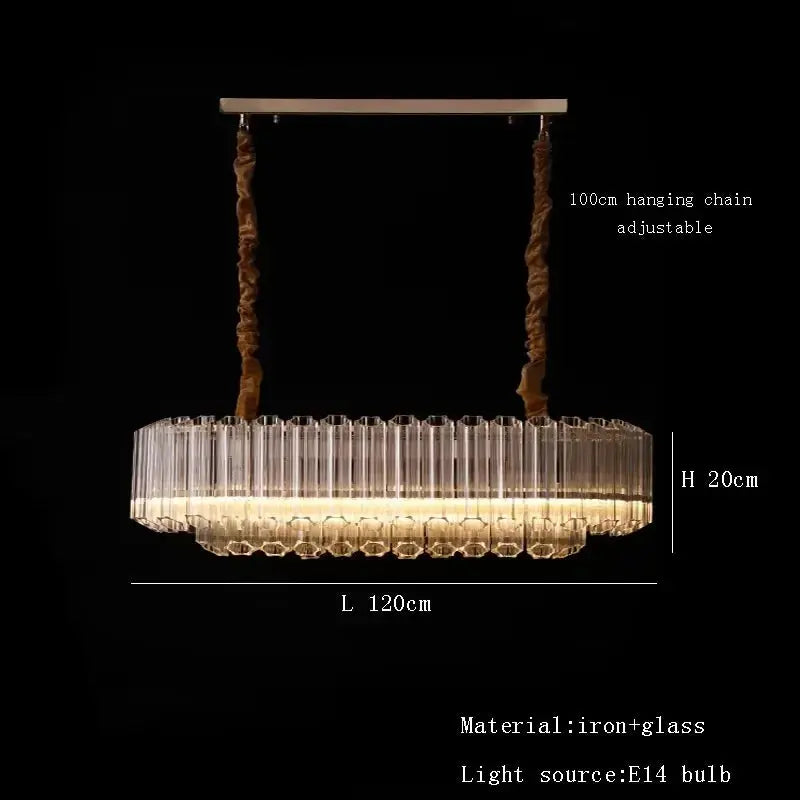 Luxury Glass Crystal Modern Chandelier