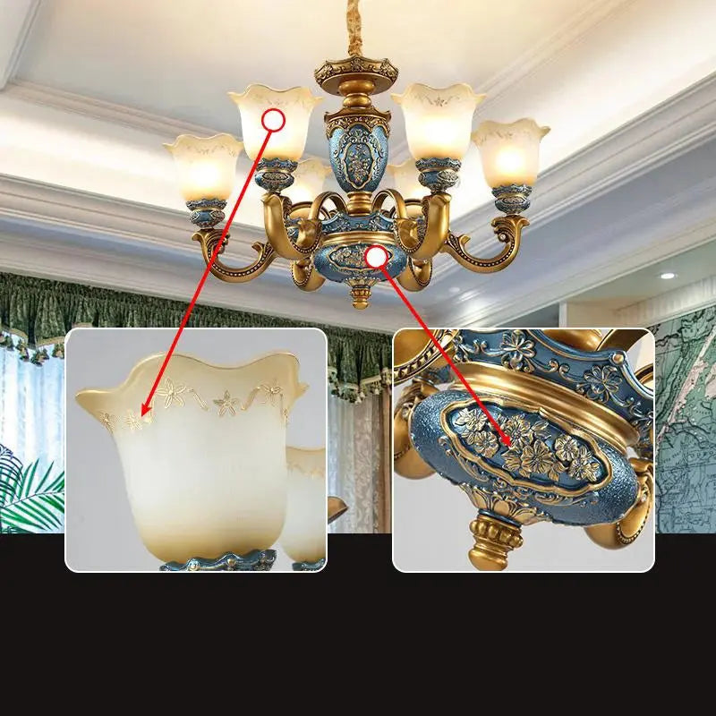 European Chandelier Mid Century Modern Lighting