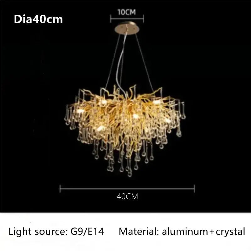Unique Luxury Crystal Ceiling Chandelier ChandeliersLife®