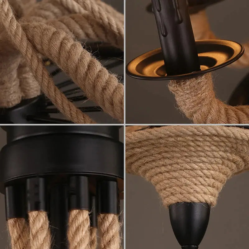 American Rope Pendant Light