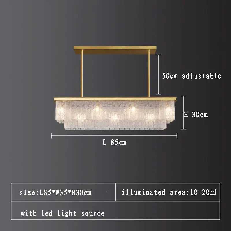 Creative Glass New Postmodern Chandelier