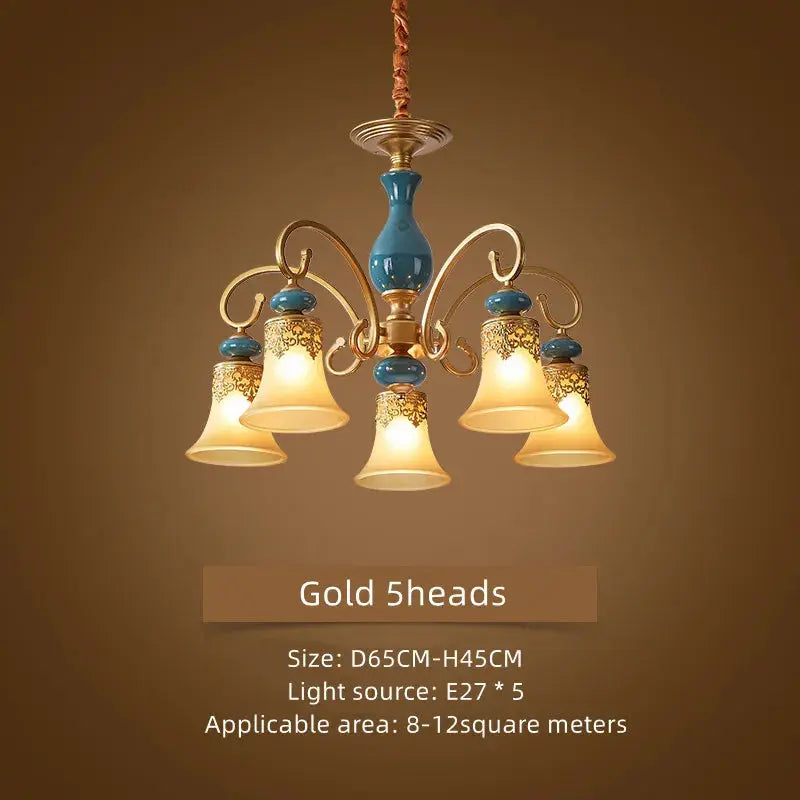 Retro Ceramic Chandelier ChandeliersLife®