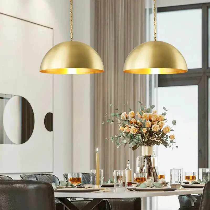 American Brass Pendant Lights — product view