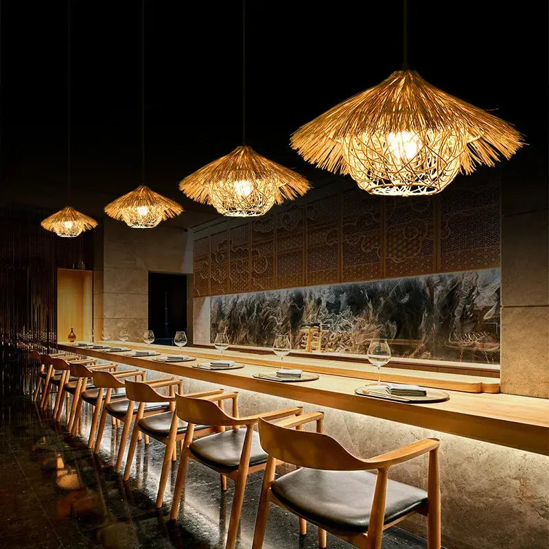 Designer Creative Straw Pendant Lamp ChandeliersLife®