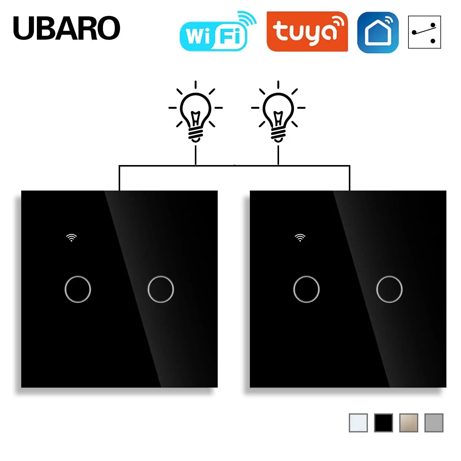 UK Wifi Smart Dual Switch ChandeliersLife®
