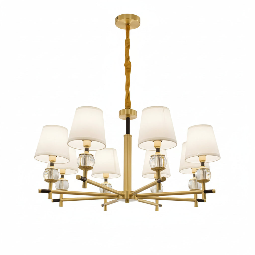 American copper chandelier lighting living room lamp modern designer chandeliers luxury Crystal Dining Room bedroom study Light ChandeliersLife®