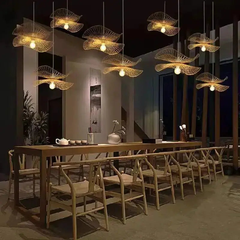 Country-style Bamboo Woven Wicker Lamp ChandeliersLife®