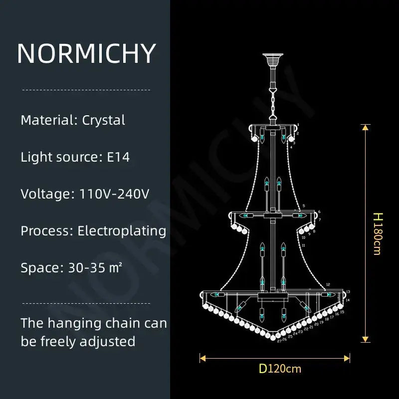 Elegant Crystal Chandelier ChandeliersLife®