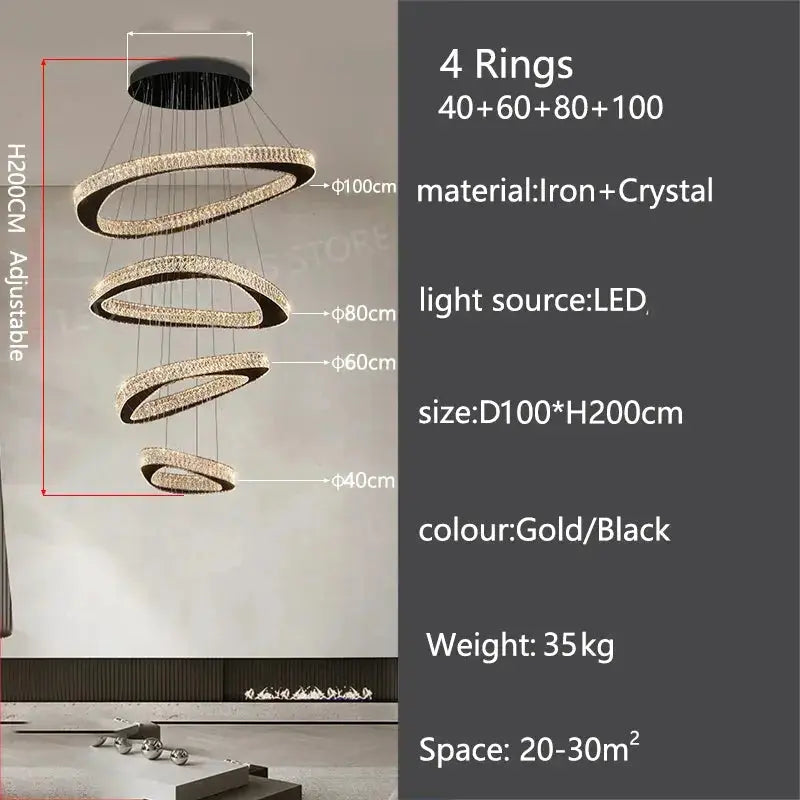 Luxury Modern Home Decoration Villa Chandelier ChandeliersLife®