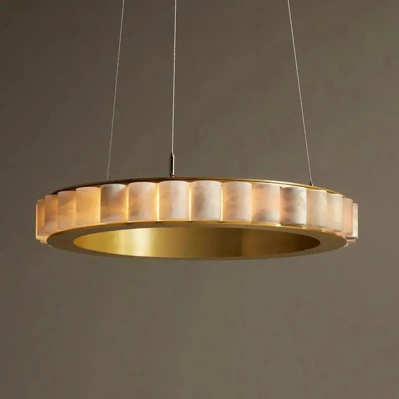 Golden Black Marble Luxury Hanging Lamp — alternate product view 2