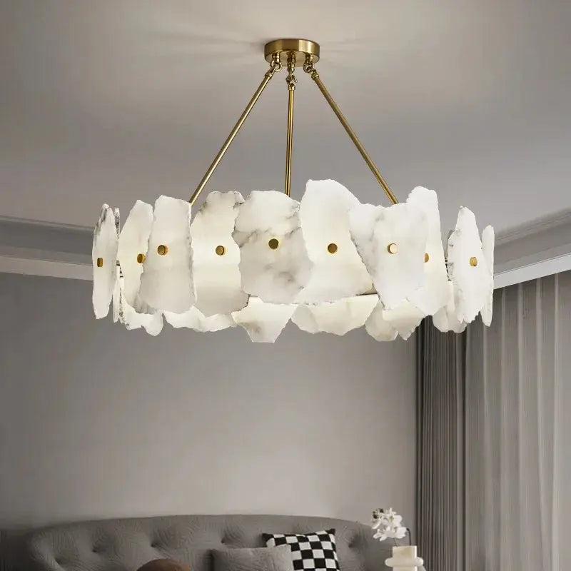 Round Ceiling Marble Chandelier ChandeliersLife®