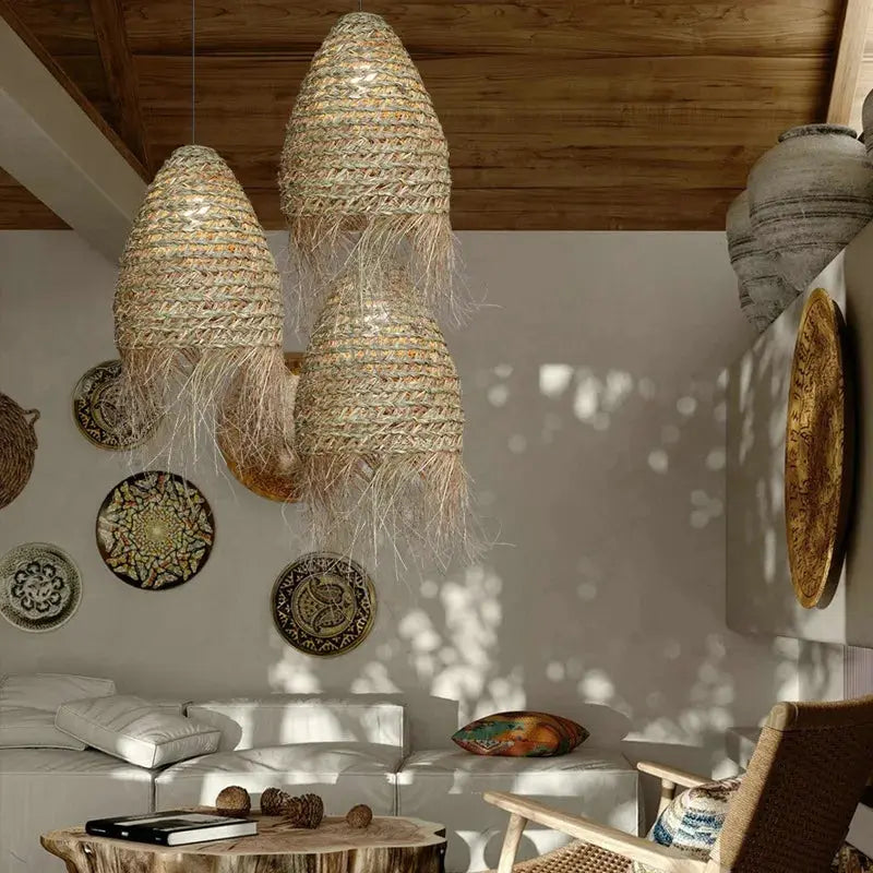 Creative Rattan Pendant Unique Lamps ChandeliersLife®