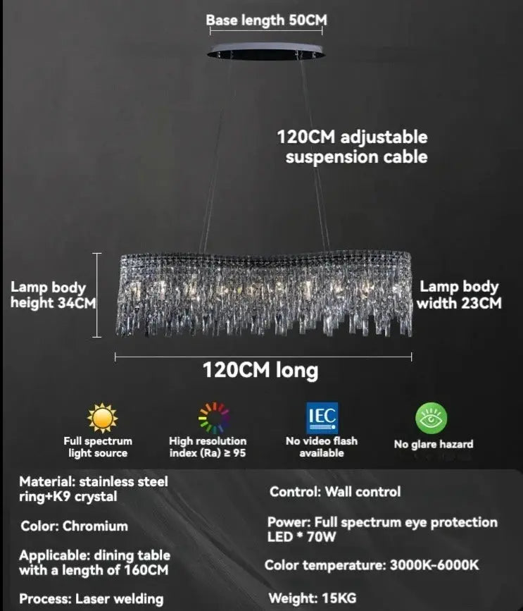 Milan Luxury Crystal Chandelier ChandeliersLife®