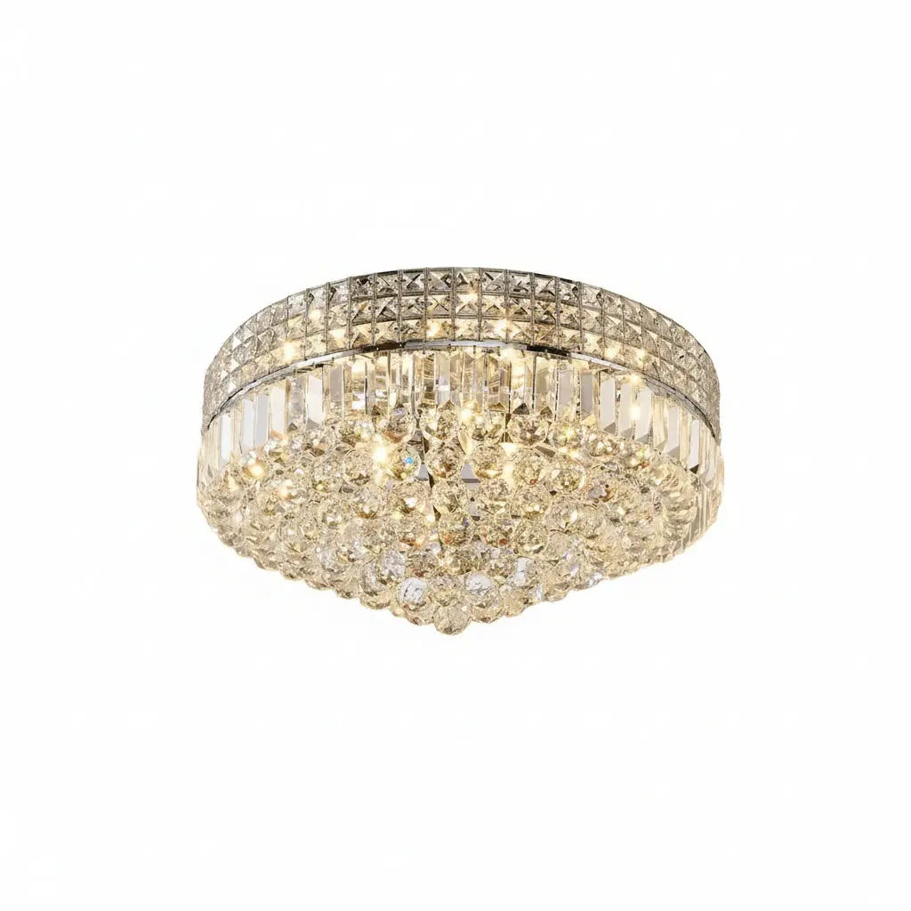 Modern Round Crystal Ceiling Light Fixture ChandeliersLife®