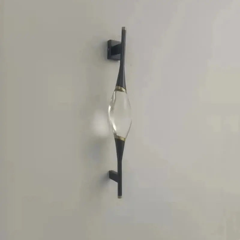 Postmodern Crystal Wall Lamp - Black ChandeliersLife®