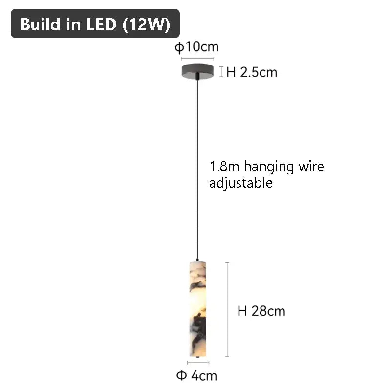 Luxury Black Marble Wall Sconce