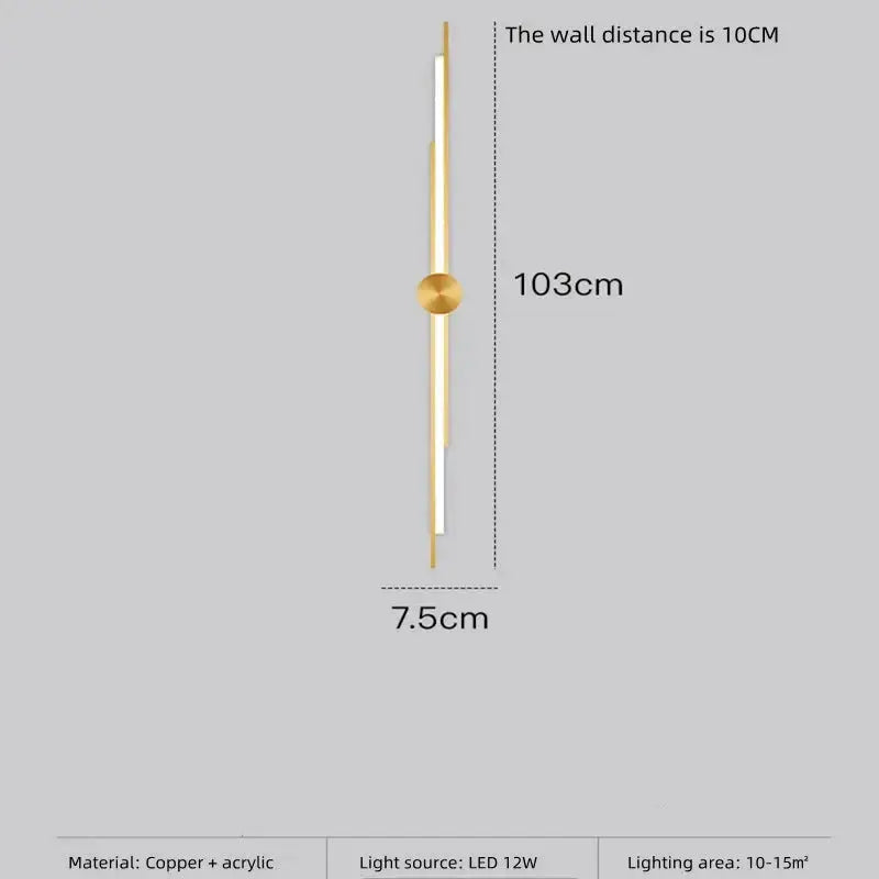 Copper Designer Wall Lamp ChandeliersLife®