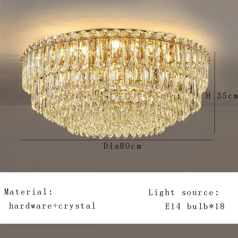 Nordic Modern Crystal Elegant Elegant Ceiling Light ChandeliersLife®