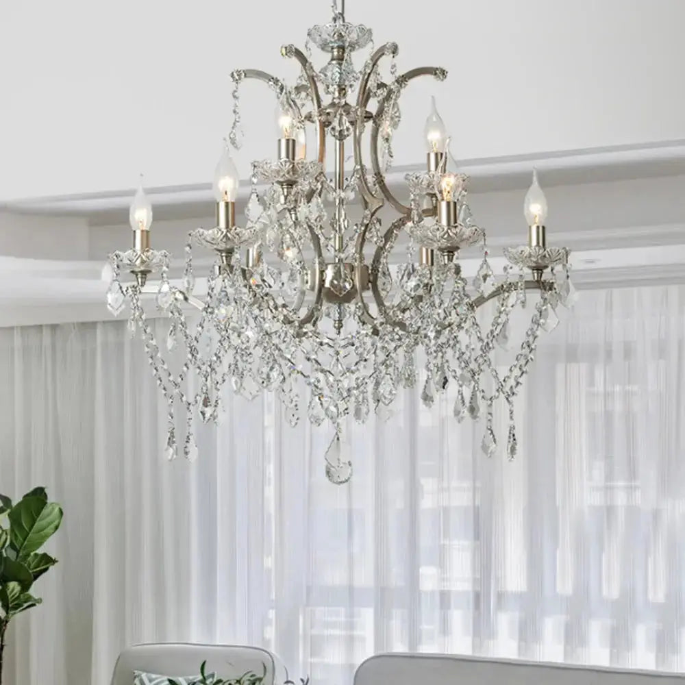 Vintage Style Silver Decorative Chandelier ChandeliersLife®